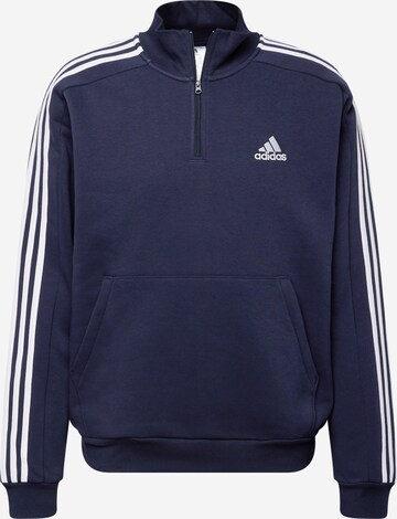 Felpa sportiva 'ESSENTIALS' di ADIDAS SPORTSWEAR in blu: frontale