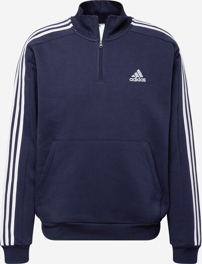 ADIDAS SPORTSWEAR Sportska sweater majica 'ESSENTIALS' u tamno plava / bijela, Pregled proizvoda