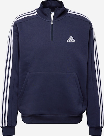 ADIDAS SPORTSWEAR Športová mikina 'ESSENTIALS' - tmavomodrá / biela, Produkt