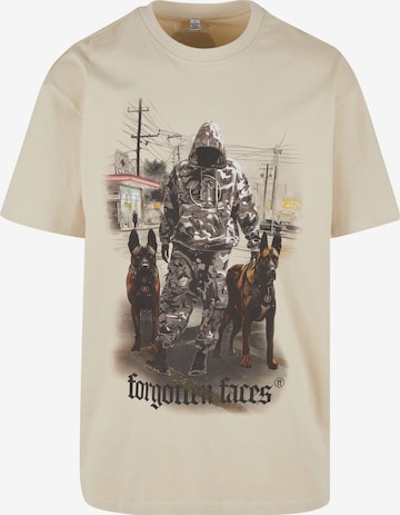 smėlio Forgotten Faces Marškinėliai: priekis