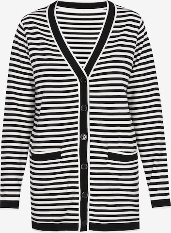 melns usha BLUE LABEL Adīta jaka: no priekšpuses