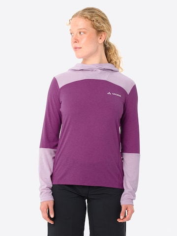 VAUDE Funktionsshirt 'Tremalzo' in Lila: Vorderseite