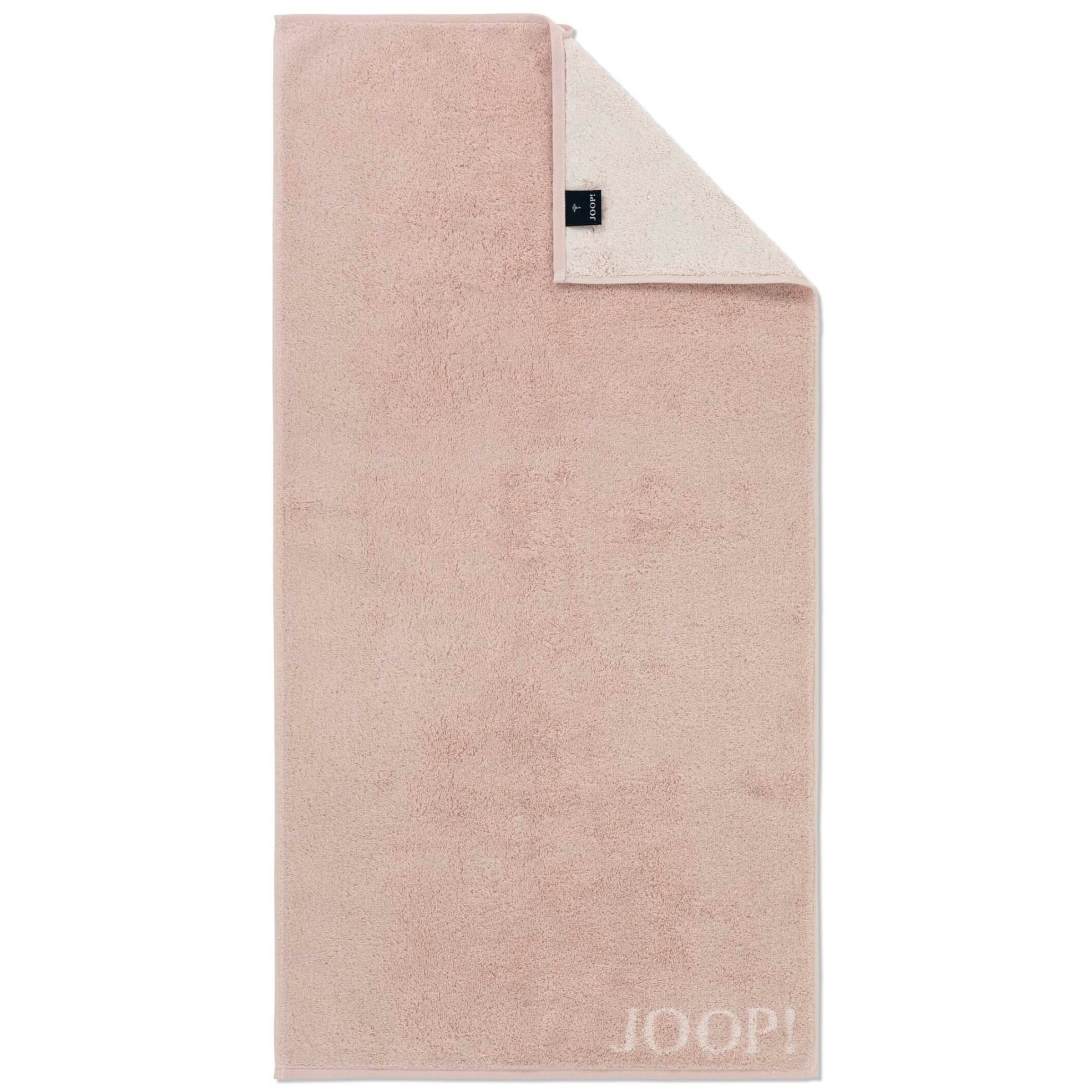 JOOP! Duschtuch 'Doubleface' in Pink: Vorderseite