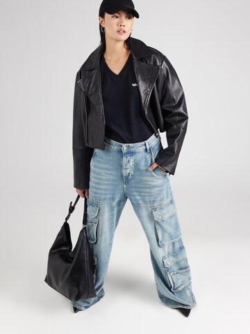 WRANGLER Μπλουζάκι 'MAUVEWOOD' σε μαύρο