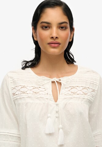 Superdry Blouse 'Ibiza' in White