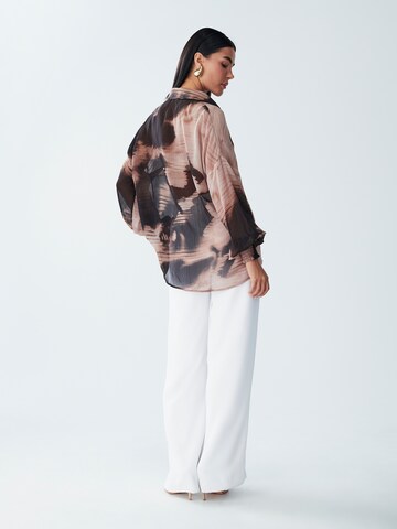 BWLDR Blouse 'NADIA' in Bruin: terug