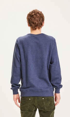 KnowledgeCotton Apparel Sweatshirt in Blue