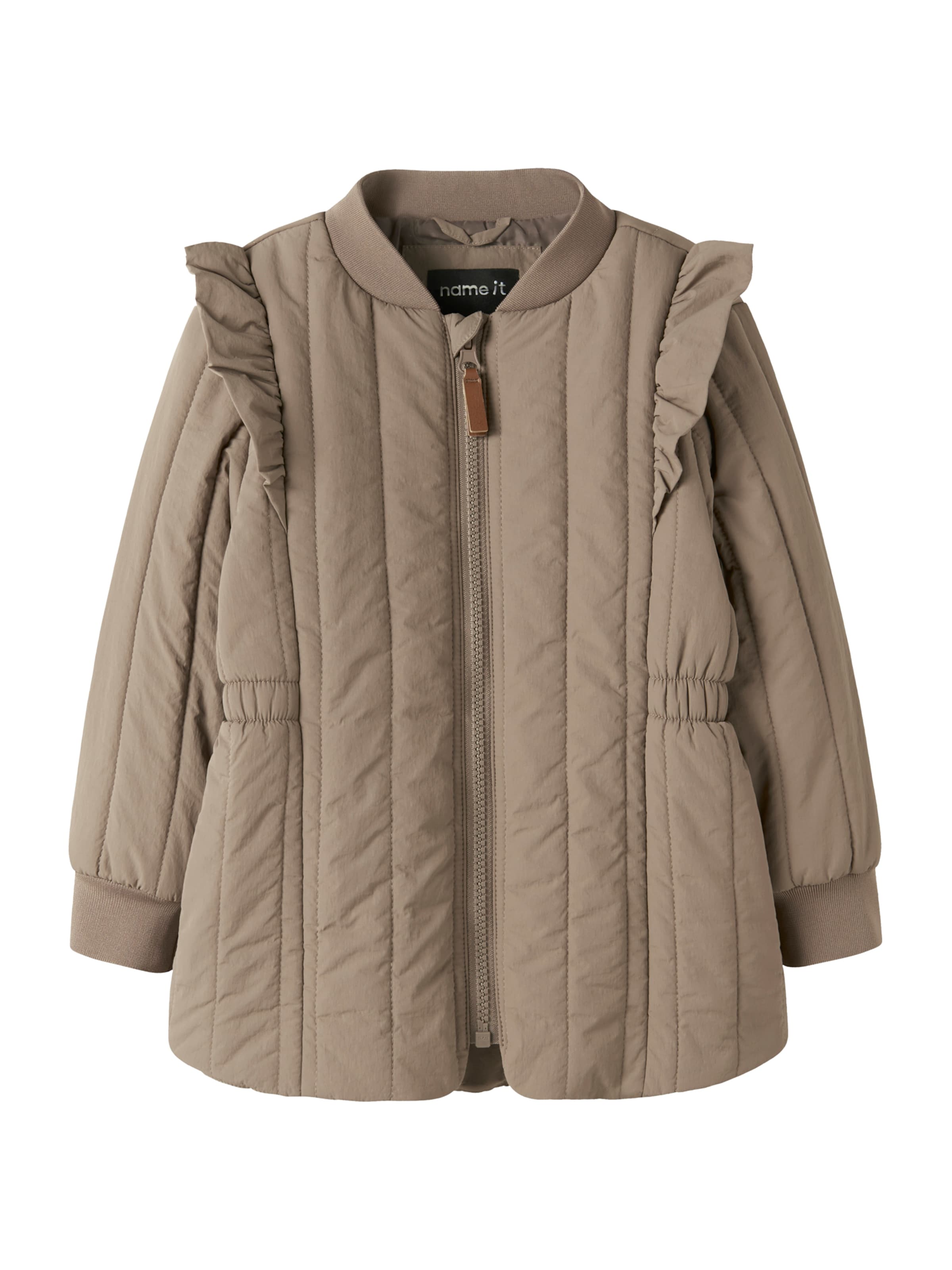 NAME IT Between-season jacket 'NMFMELODY' in Brown: front