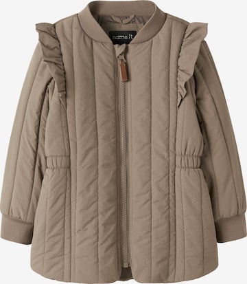 NAME IT Between-season jacket 'NMFMELODY' in Brown: front