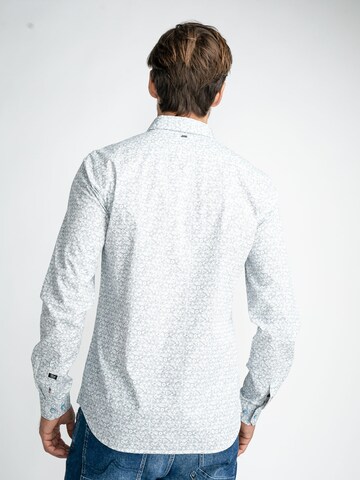 Petrol Industries Slim Fit Hemd in Weiß