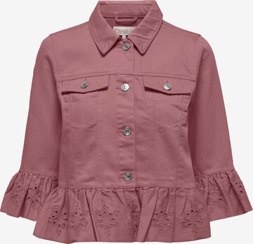 ONLY Přechodná bunda – pink: přední strana