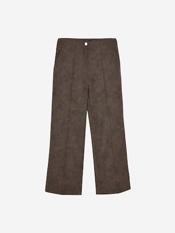 Wide Leg Pantalon Dilvin en marron : devant