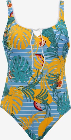 VIVID Bustier Uimapuku värissä sininen: etupuoli