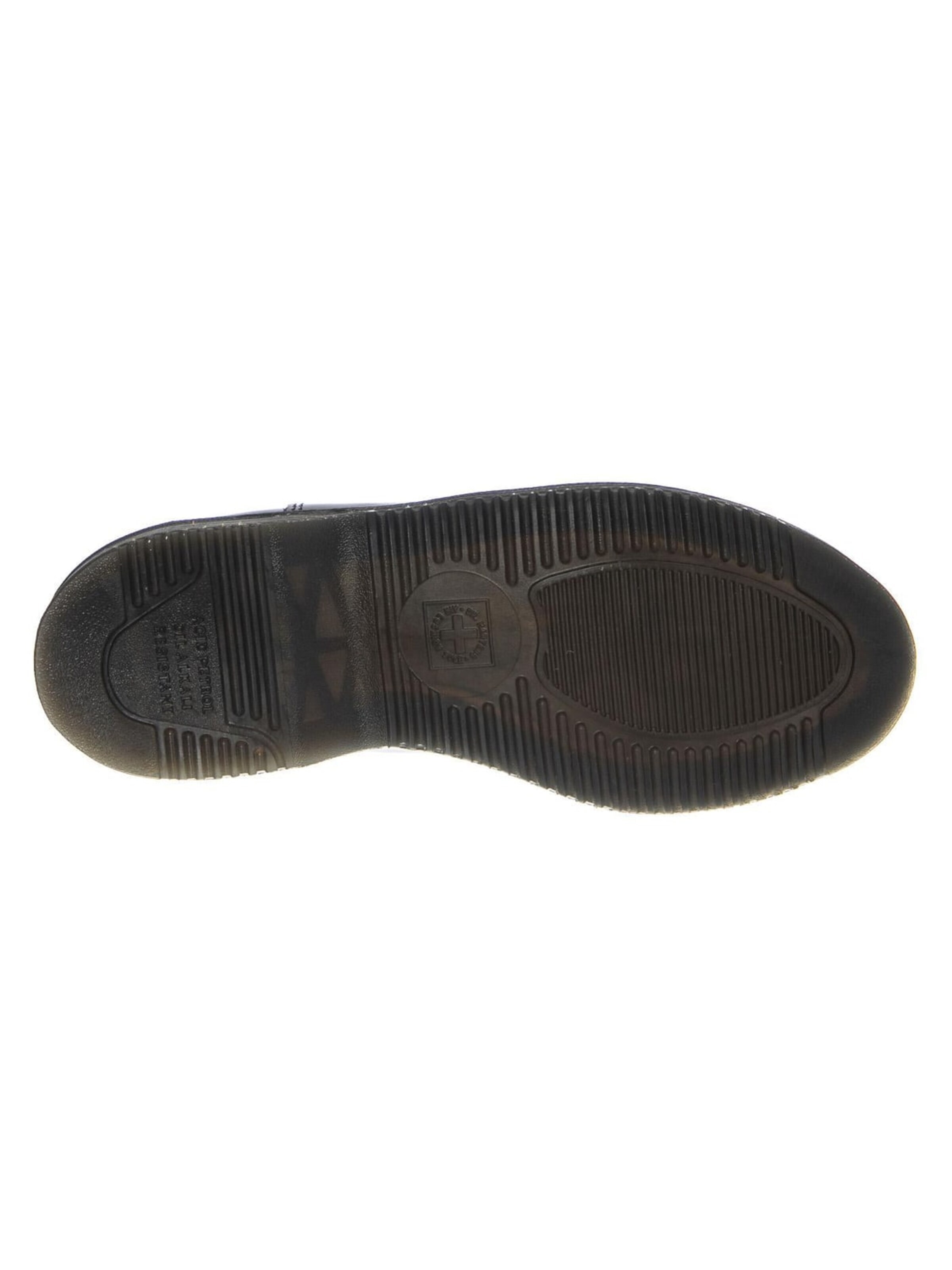 Dr. Martens Laarzen 'Flora Black Polished Smooth' in Zwart
