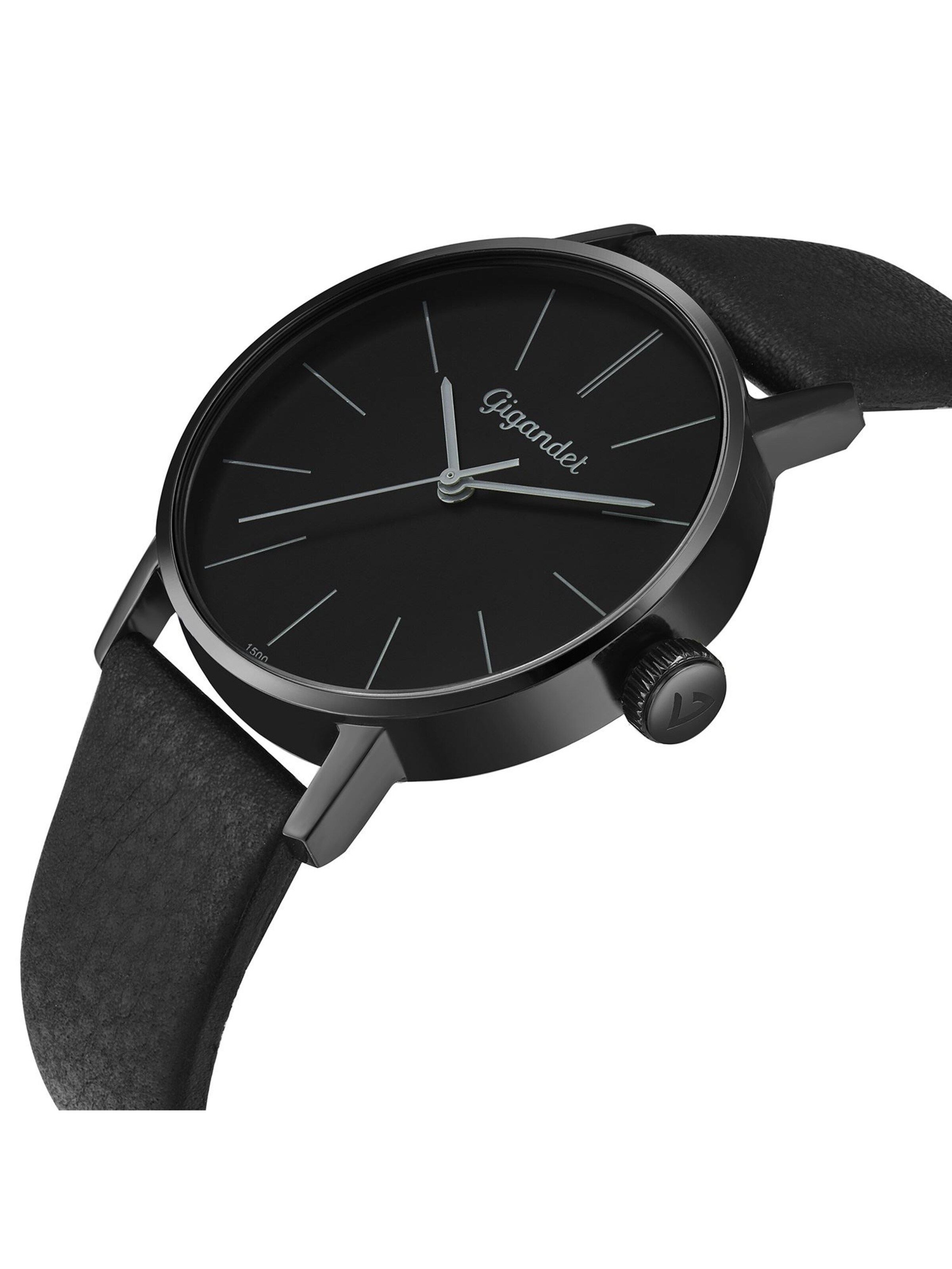 Gigandet Analog Watch 'MINIMALISM' in Black