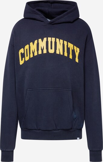 Les Deux Sweatshirt 'Deacon' in de kleur Navy / Geel, Productweergave