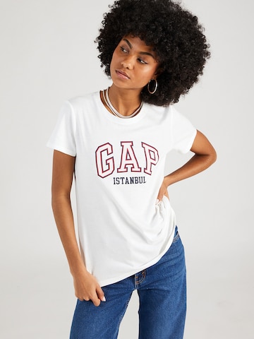 GAP T-Shirt 'ISTANBUL' in Weiß: predná strana