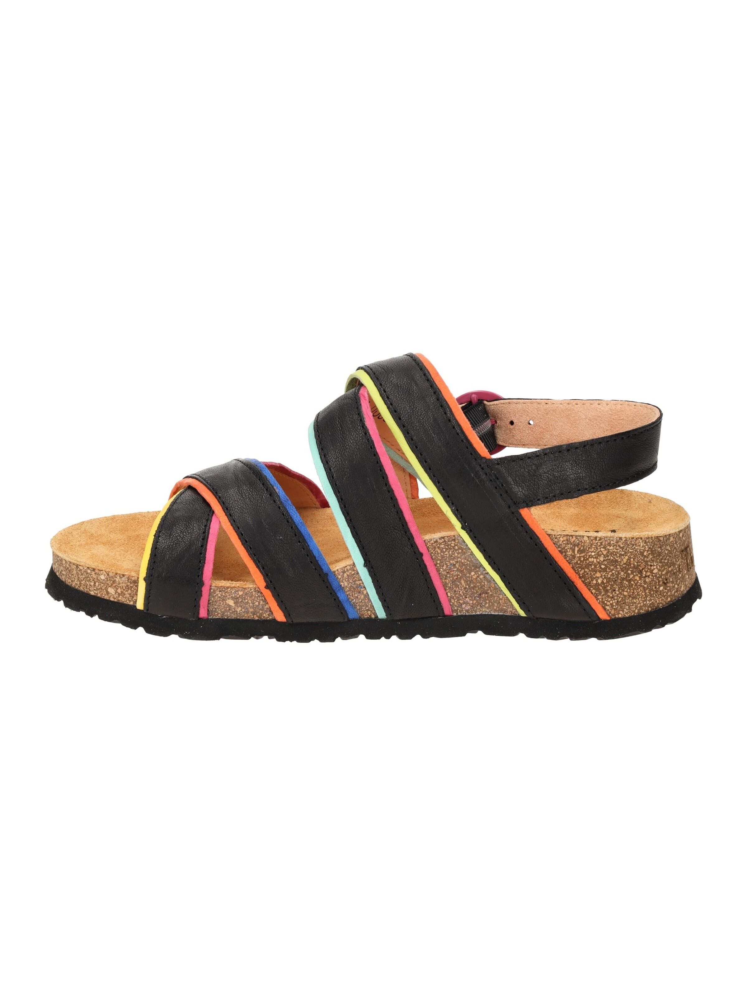 THINK! Sandals 'Kreuzriemen' in Black