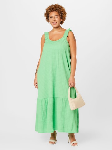 Robe d’été PIECES Curve en vert