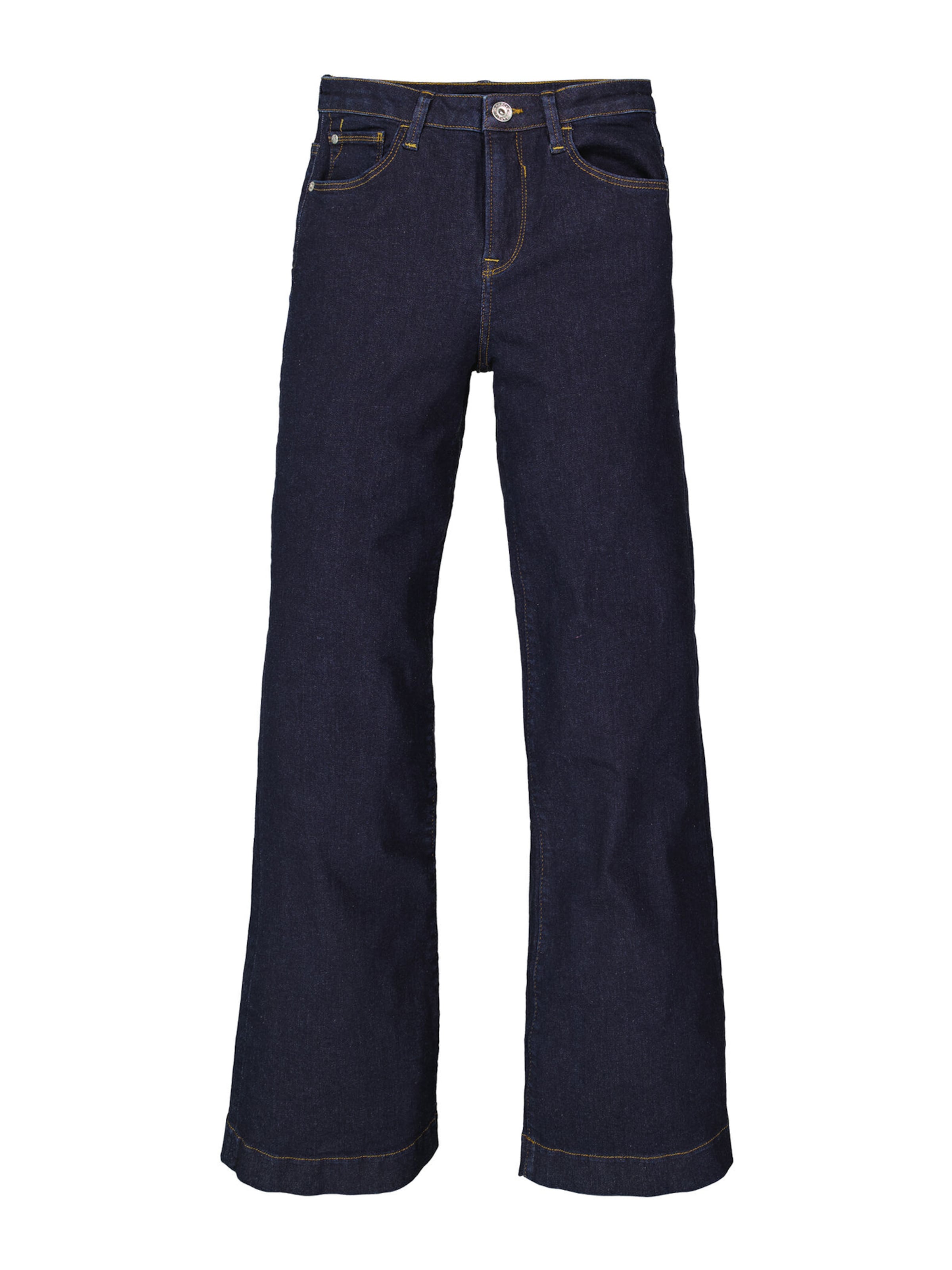 GARCIA Úzky strih Džínsy 'Celia' - Modrá: predná strana