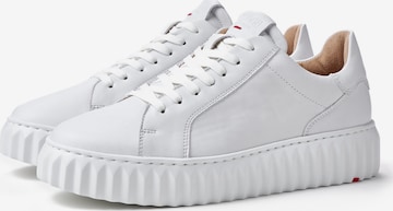 LLOYD Sneakers hoog in Wit: voorkant