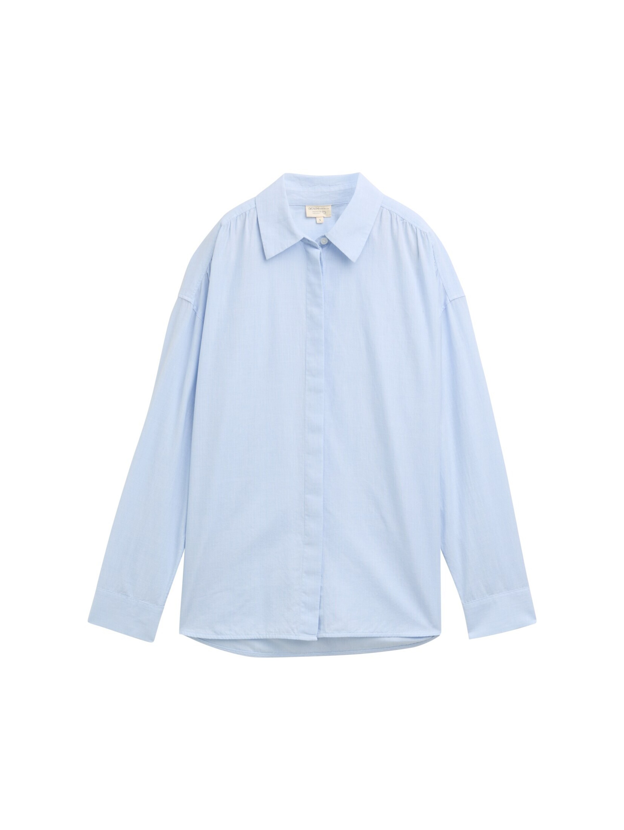 TOM TAILOR DENIM Bluse in Blau: Vorderseite