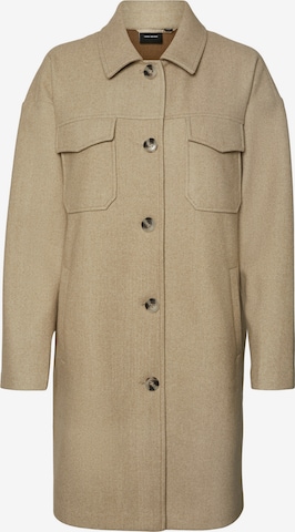 VERO MODA Between-Seasons Coat 'Dafneray' in Brown: front