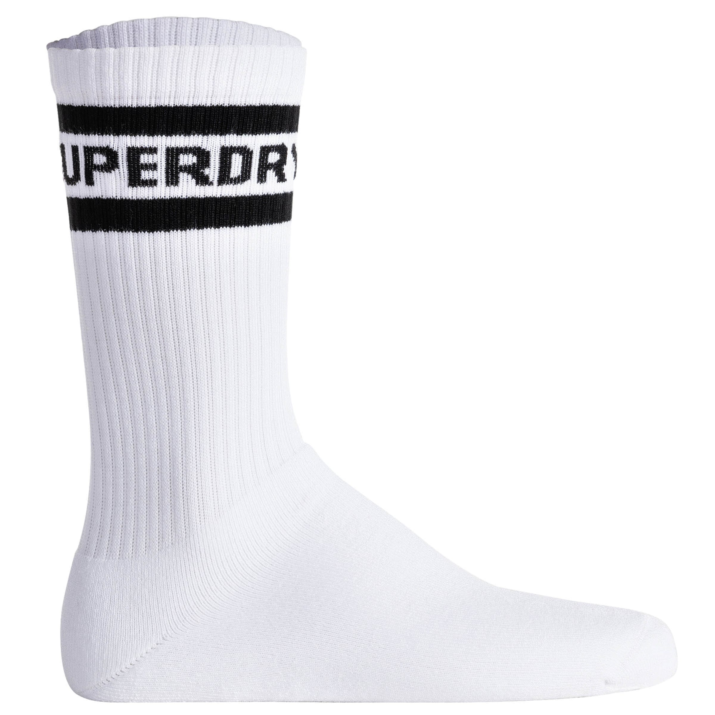 Chaussettes de sport Superdry en blanc