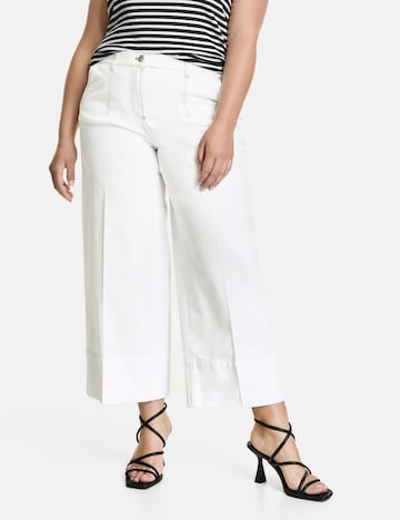 SAMOON Loose fit Jeans in White: front