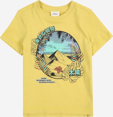 s.Oliver Shirt in Gelb: Vorderseite