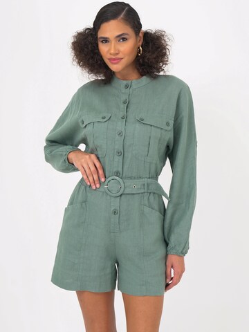 FRESHLIONS Jumpsuit 'Jade' in Green: front
