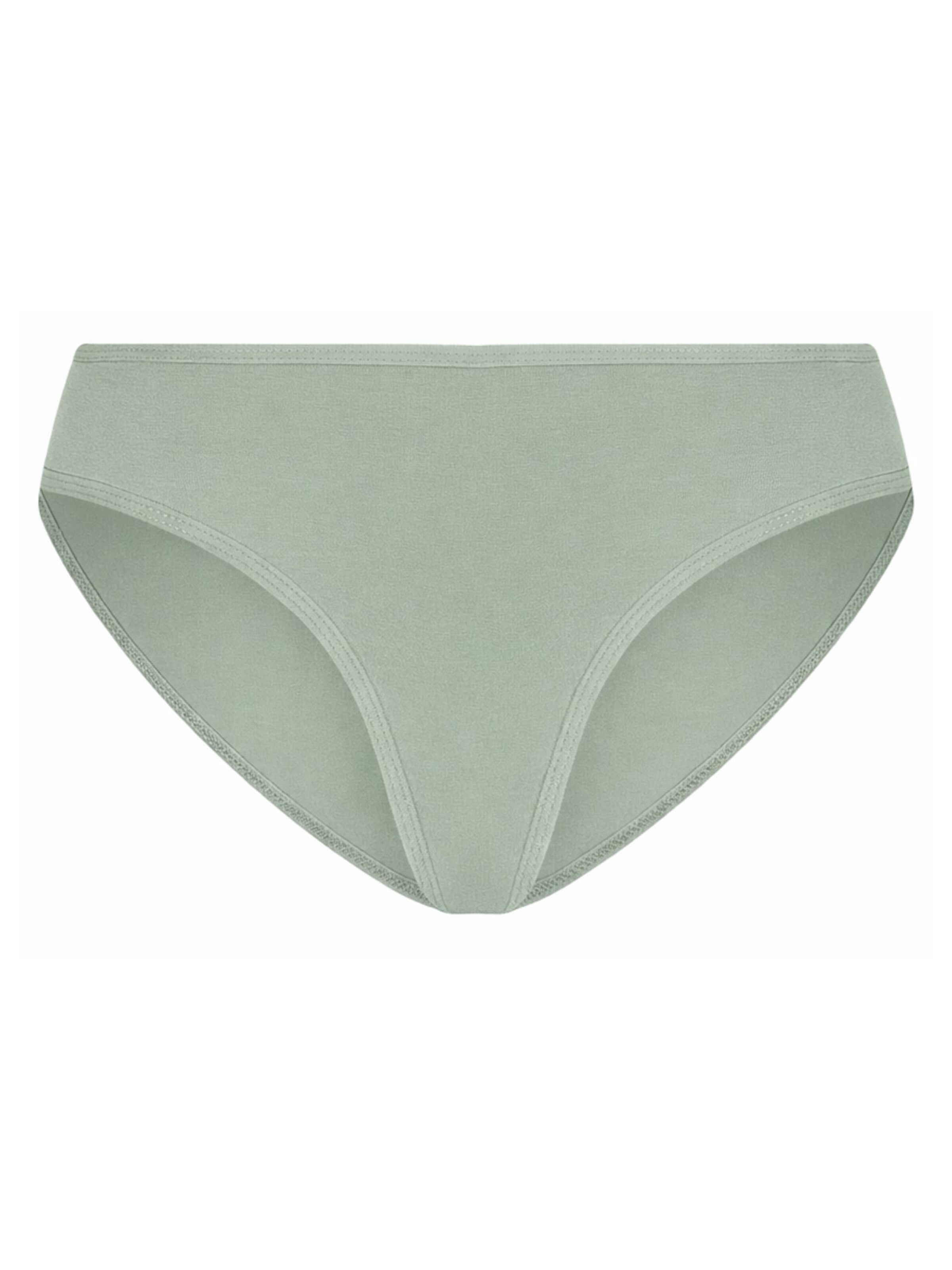 Albero Natur Slip 'Klassischer Bio-Baumwoll Damen Slip'‌‌‌‌‌ in Grün: Vorderseite