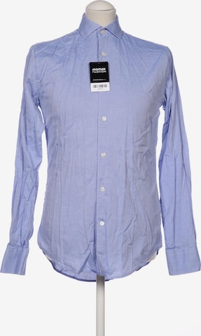 Tiger of Sweden Button Up Shirt in S in Blue: front