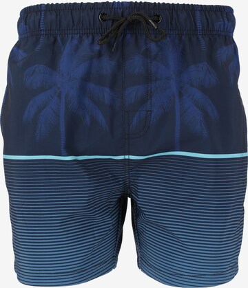 Cruz Board Shorts 'Wassim' in Blue: front