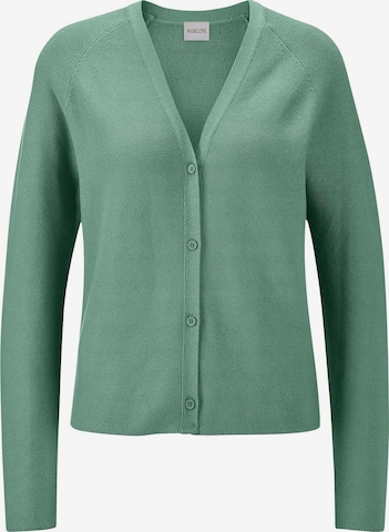 Cardigan MADELEINE en vert : devant