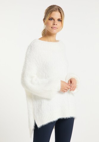 usha WHITE LABEL Pullover in Weiß: predná strana