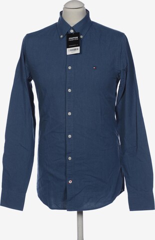 TOMMY HILFIGER Button Up Shirt in S in Blue: front