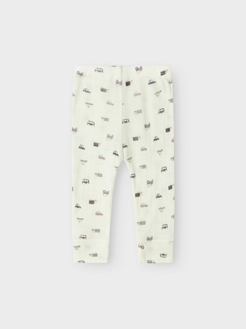 NAME IT Конический (Tapered) Леггинсы 'NBMWANG' в Белый