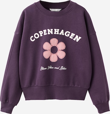 MANGO KIDS Collegepaita 'COPEN' värissä lila: etupuoli