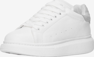 Baskets basses MARTIN VALEN en blanc : devant