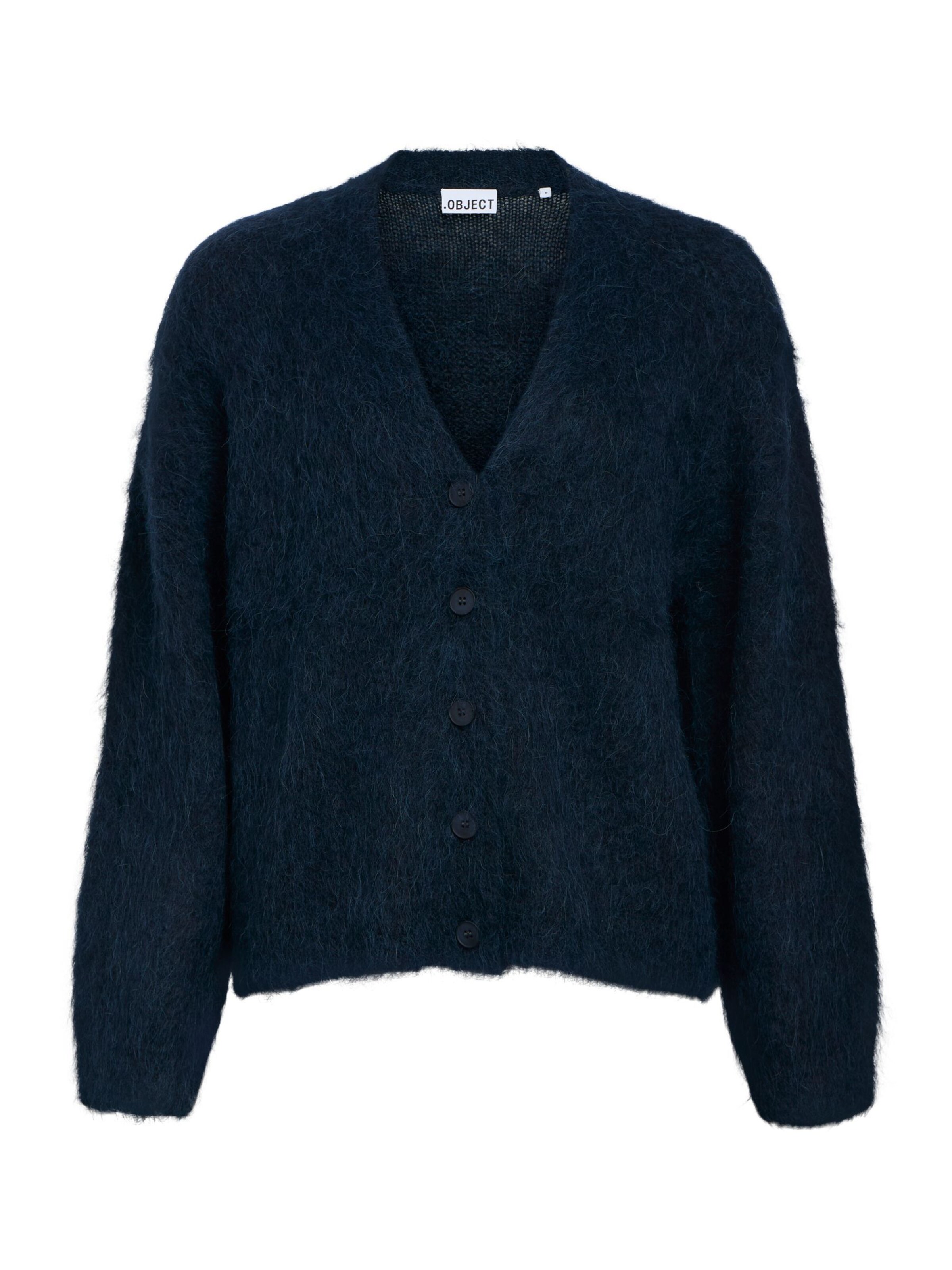 OBJECT Strickjacke 'OBJHarry' in Blau: Vorderseite