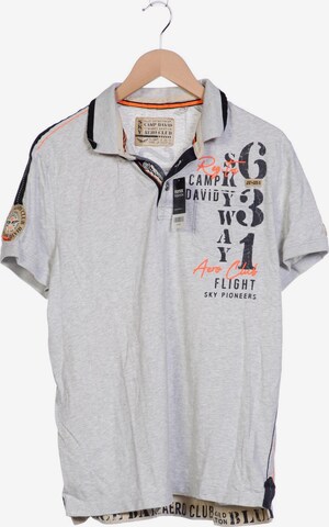 CAMP DAVID Shirt in XL in Grey: front