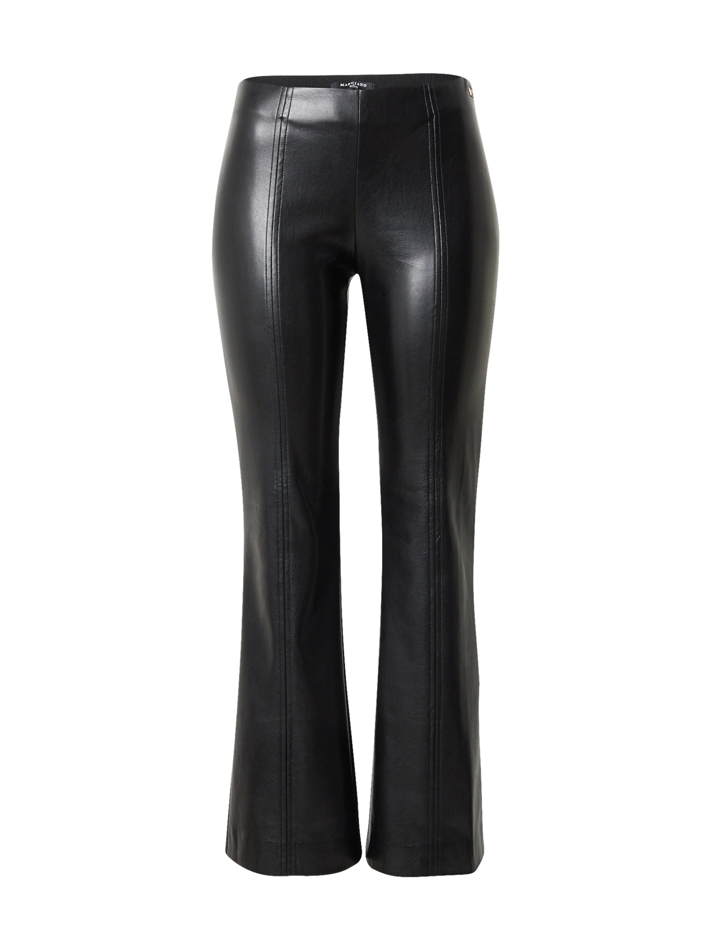 GUESS by Marciano Разкроени Панталон &#x27;GLADYS&#x27; в черно: отпред