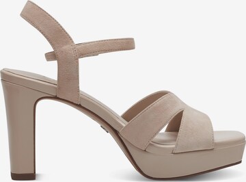 TAMARIS Strap Sandals in Beige