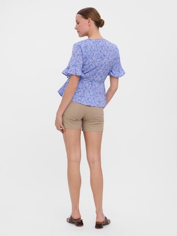 VERO MODA Bluse 'Henna' i blå