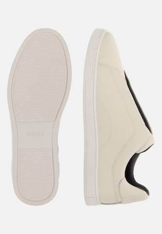Baskets basses 'Tumbled' Boggi Milano en blanc