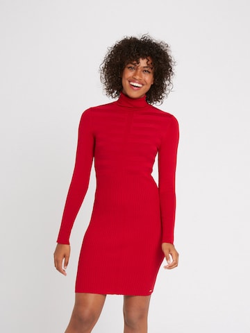 Morgan Knitted dress in Red: front