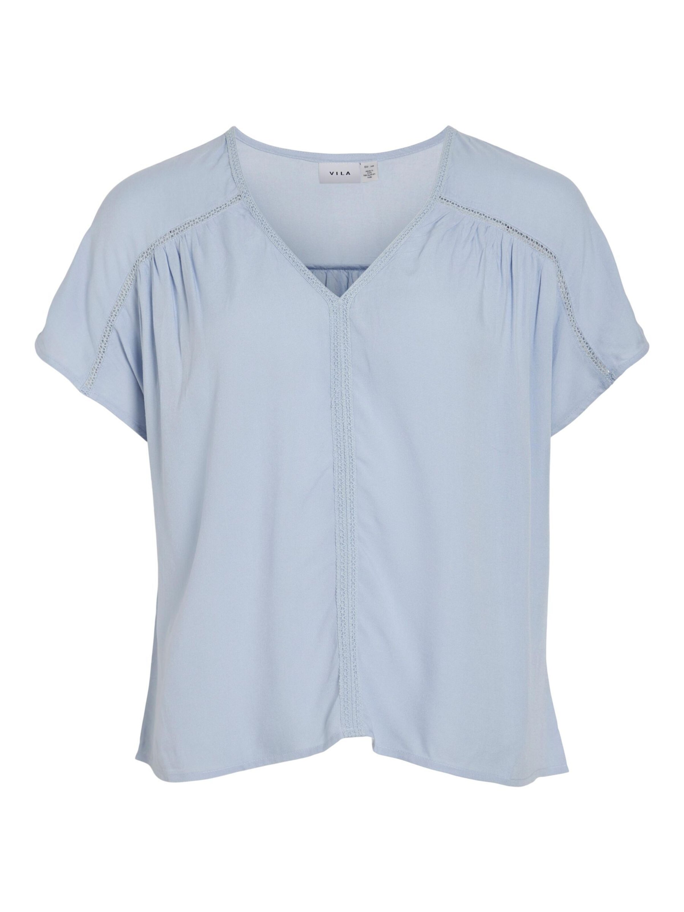 Chemisier VILA en bleu : devant