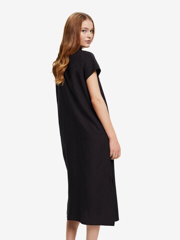 ESPRIT Blusenkleid in Schwarz