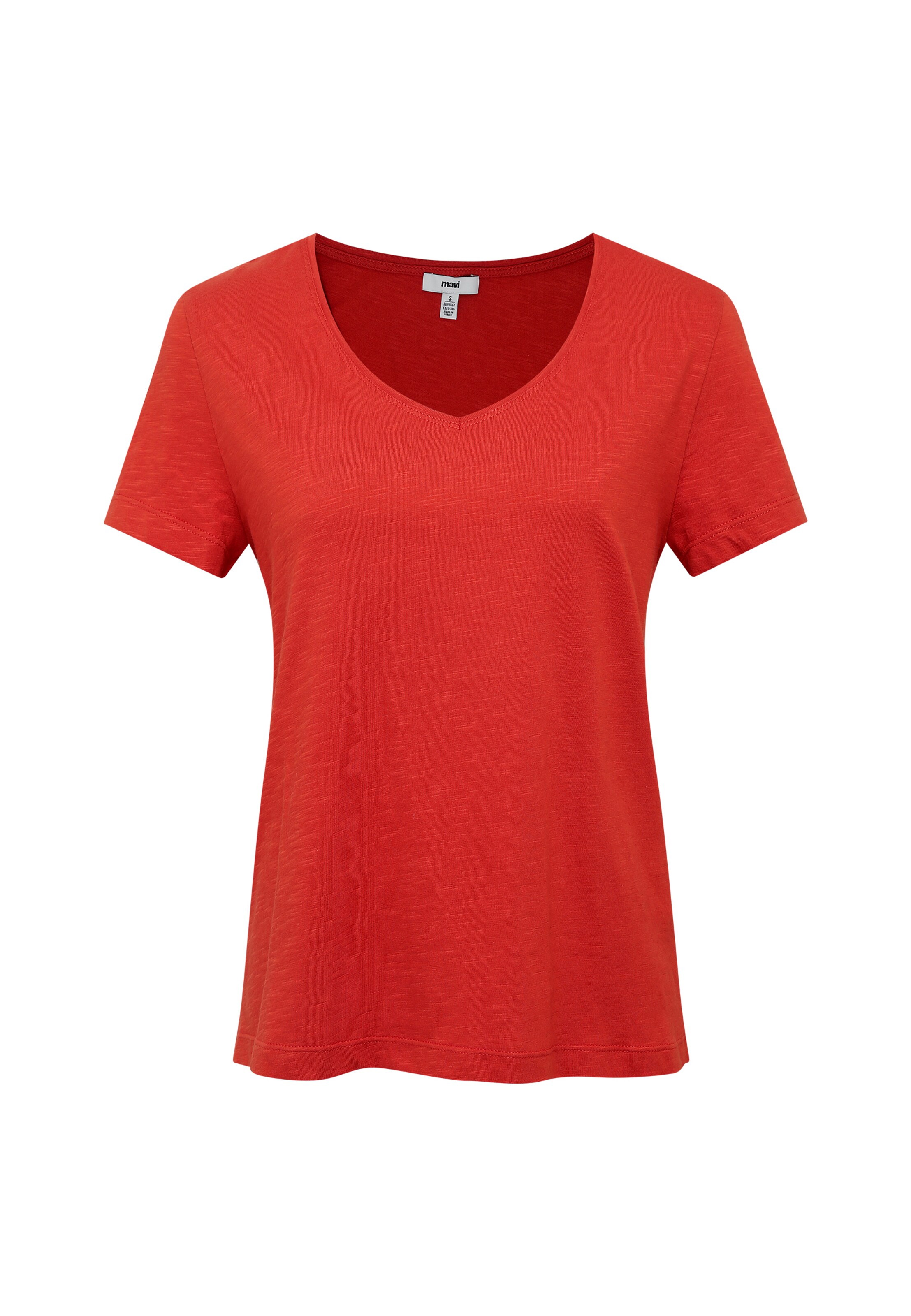 Mavi Shirt in Red: front